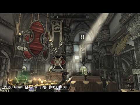 Proudspire Manor TNF Beds Plus - Skyrim Special Edition House Mod