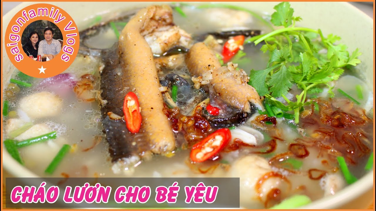 Nấu Cháo Lươn Cho Bé