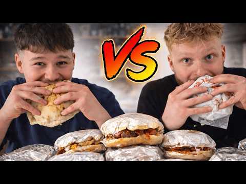 DÖNER WETTESSEN vs BRUDER 🍖 | Wer schafft mehr Döner?