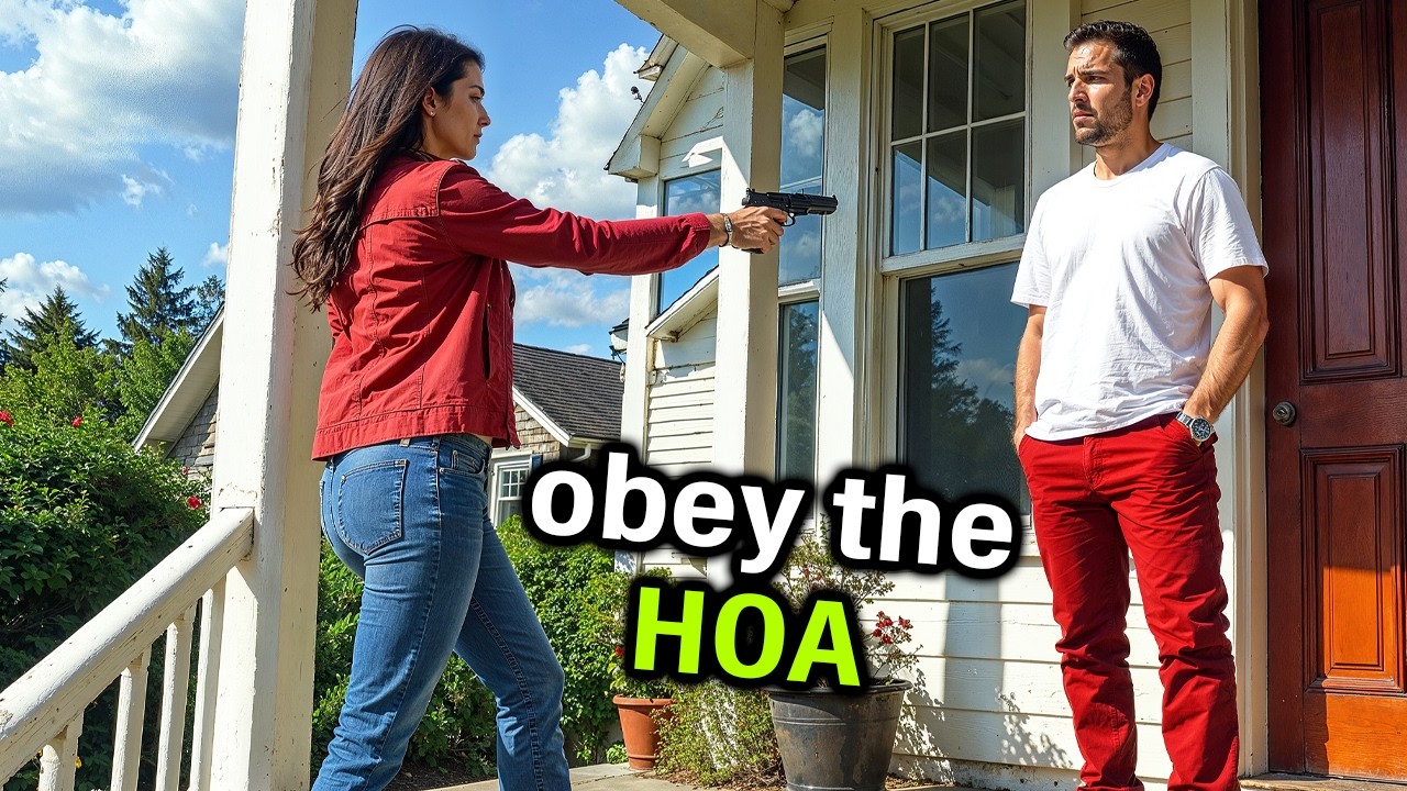 HOA Karen Pulls Gun On Me Cuz I “Questioned” Her Authority After Trespassing On My Property!