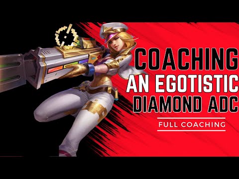 Coaching a Diamond ADC Player with an EGO.. THIS HAPPENED (full coaching)