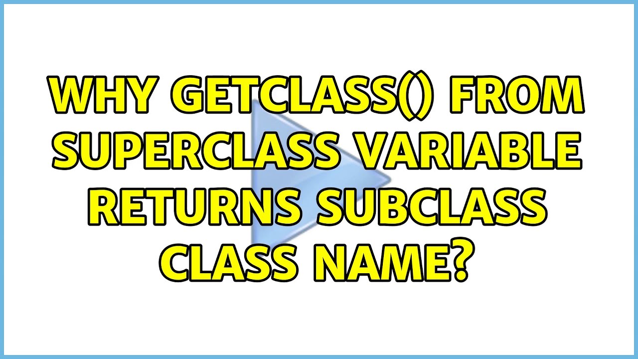 Why getClass() from superclass variable returns subclass class name?