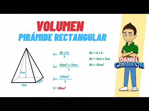 RECTANGULAR PYRAMID VOLUME Super easy - For beginners