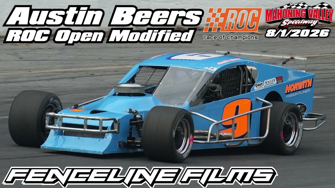 Austin Beers Race Of Champions Modified Mahoning Valley Speedway Showdown 2026