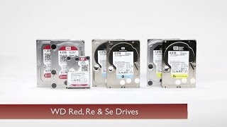 WD Red, Re and Se Drives