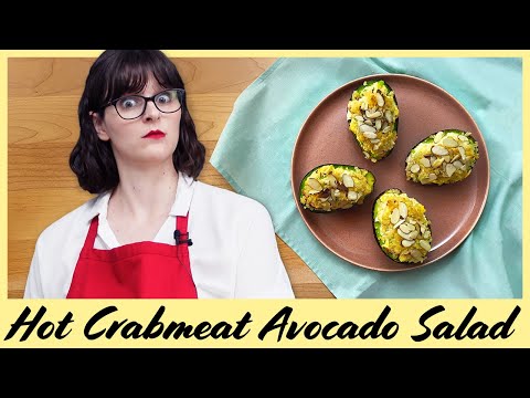 Hot Crabmeat Avocado Salad | Vintage Betty Crocker Recipes