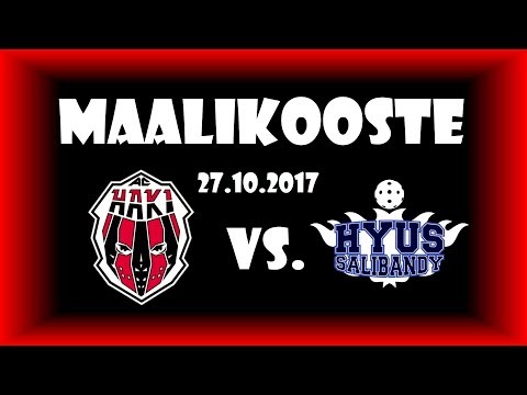 AC HaKi - HYUS 27.10.2017 Maalikooste