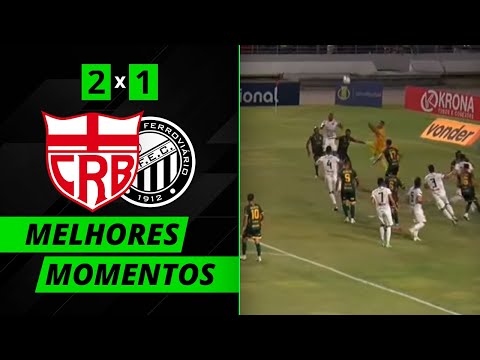 CRB vence em casa contra o Operário - CRB 2 X 1 Operário-PR - Brasileirão Série B - 21/10/2022
