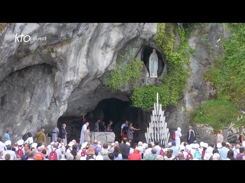 Chapelet du 9 juillet 2023 à Lourdes
