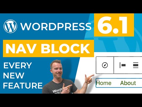 WP 6.1 NAV BLOCK Features in 5 mins