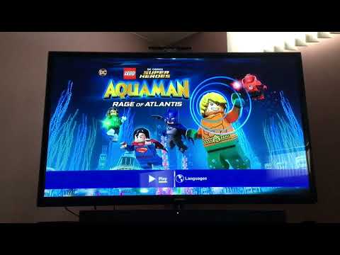 Opening to Lego DC Comics Super Heroes Aquaman Rage of Atlantis 2018 DVD (Walkerton copy)