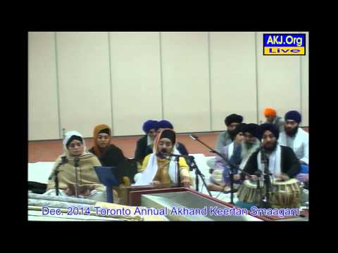 083 Toronto Dec. 2014 Smaagam - Raensabaayee Keertan - B. Harwinder Kaur Jee Chandigarh
