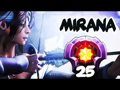 FIRST LEVEL 25 MIRANA MASTER TIER - Dota 2 EPIC Gameplay Compilation