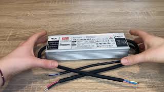 Mean Well HLG-240H-12B Stmívatelný zdroj pro LED 1