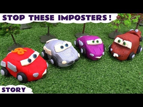 Toy Car Imposters Story With McQueen And Mater Cars Stories Video