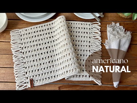 JOGO AMERICANO NATURAL