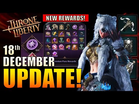 Throne & Liberty - NEW Battle Pass, Celebration Packs, Outfit and Weapon Skins! - Weekly Reminders!