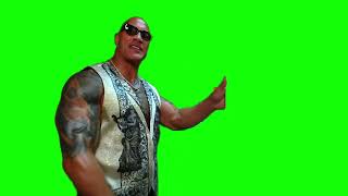 The Rock "look at this, it's perfect!" green screen