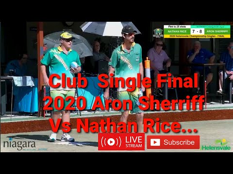 Nathan Rice Vs Aron Sherriff