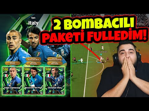 BOMBACI 107 DEL PIERO, BOMBACI VIERI ve 107 CANNAVORA için PAKETİ FULLEDİM! 💣 TOP AÇILIMI + DENEME!