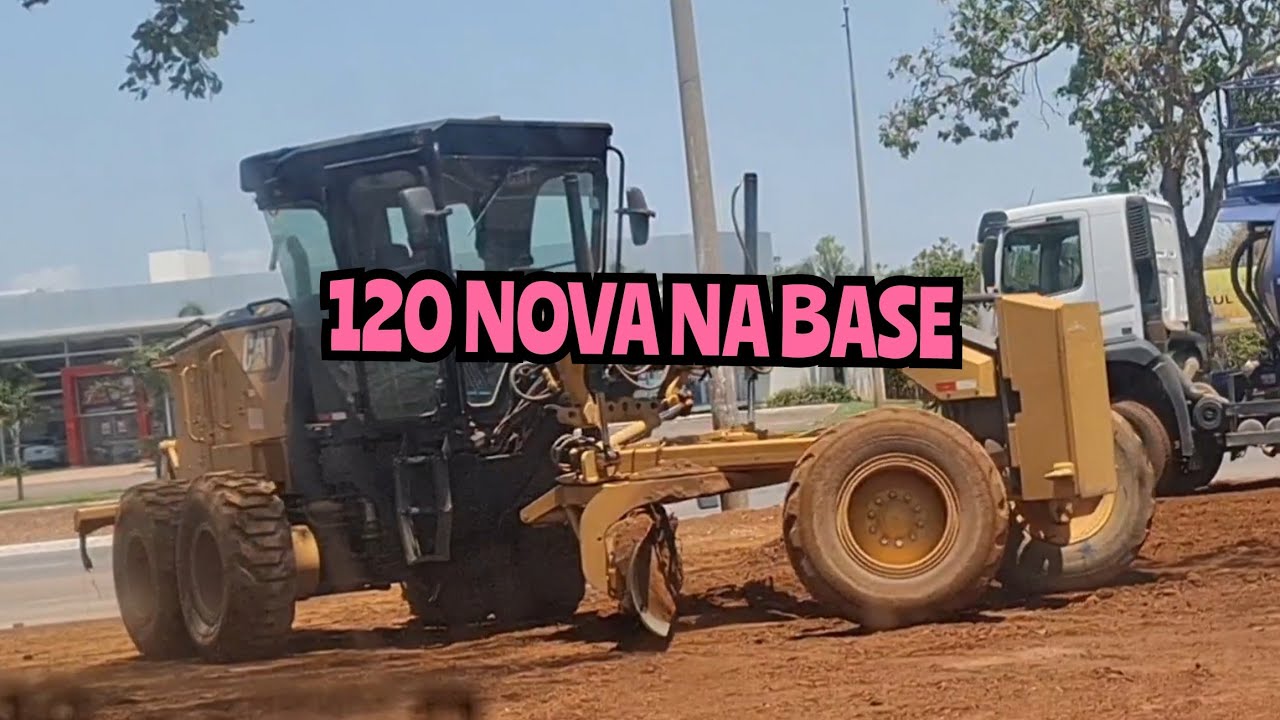 120 NOVA NA BASE / Motoniveladora caterpillar grader niveleuse patrola motoconformadora