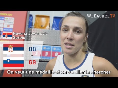 Nevena Jovanovic et la Serbie se qualifient après leur victoire sur la Slovénie (88-69)