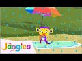 Rain Rain Go Away Umbrella Dance Song The Jangles Kids Songs Nursery Rhymes