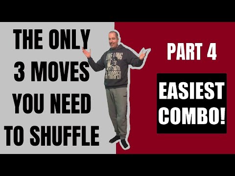 Shuffle Dance Tutorial #4 - Running Man, Modified Charleston and T-Step Combo for Beginners