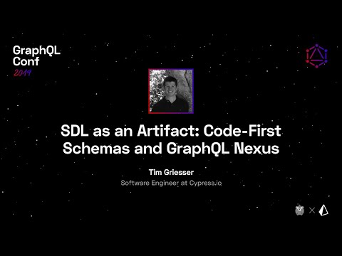 SDL as an Artifact: Codefirst Schemas and GraphQL Nexus — Tim Griesser @ GraphQL Conf