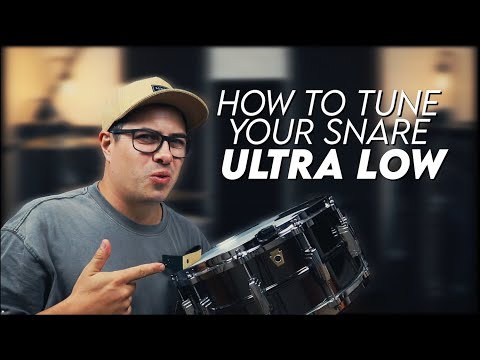 How To Tune Your Snare Drum ULTRA Low