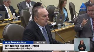 NELTER QUEIROZ EMITE PESAR PELO FALECIMENTO DE MARIA DAS NEVES HENRIQUE DE BRITO (BRANCA)