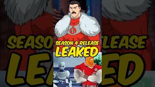 Invincible Season 4 LEAKED Release Date😲💥