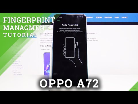 How to Use Fingerprint in OPPO A72 – Screen Lock Method