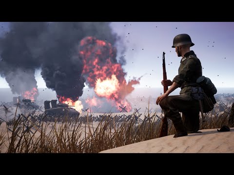 Post Scriptum D-Day from German Perspective (100 Players) - 4K