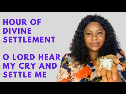 A prayer for divine settlement | O lord hear my cry and settle me