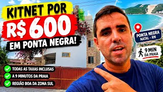 KITNET PARA ALUGAR EM PONTA NEGRA POR R$ 600! 🏠 A 9 MINUTOS DA PRAIA