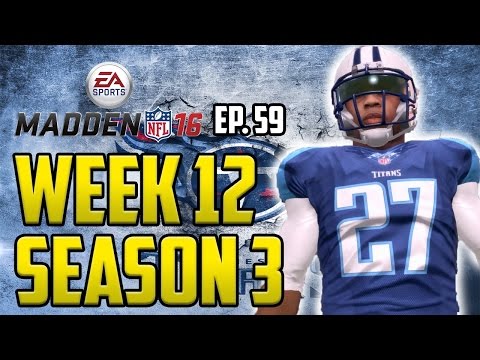 Madden 16 Titans Connected Franchise: Week 12 vs. Bengals [Ep. 59] (Season 3)