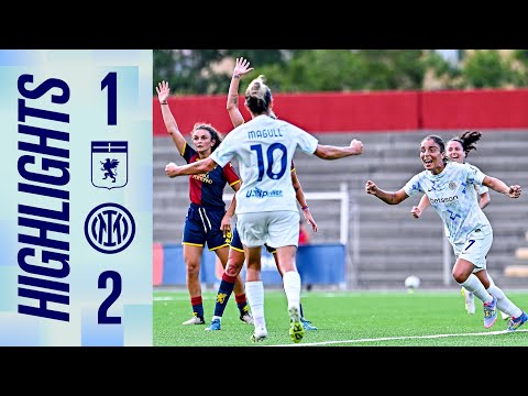 BUONA LA PRIMA 🎬 | GENOA 1-2 INTER | WOMEN'S CUP | HIGHLIGHTS