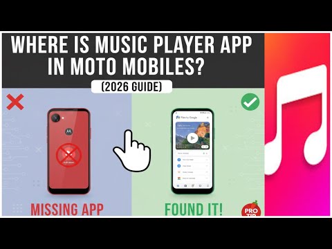 Where Is Music Player App In Moto Mobiles?