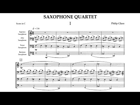 Glass: Concerto for Saxophone Quartet