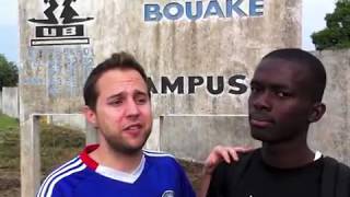 University of Bouaké in Ivory Coast, impressions of campus, buildings and   faculties