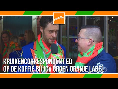 Internationale Carnavalsvereniging ICV Groen Oranje Label - KruikenTv