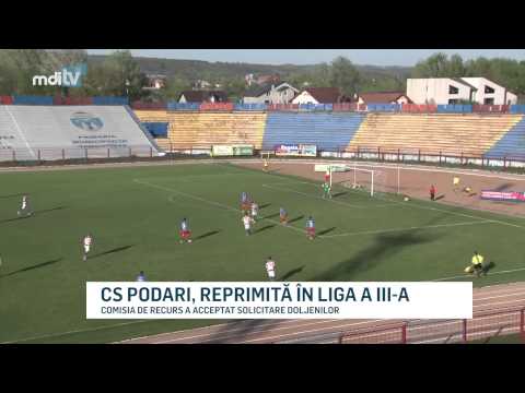 MDI TV  CS PODARI, REPRIMITA IN LIGA A III A