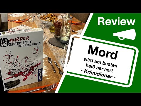 #Review - Krimidinner: Mit Pasta und Pistolen (Kosmos)