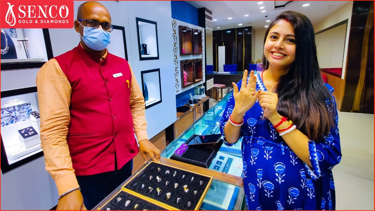 Finally EXCHANGED my Broken Ring 💍 SENCO GOLD Diamond Platinum RING collection starting Rs.9000 😍