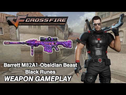 Crossfire Philippines 3.0 - Barrett M82A1-Obsidian Beast Black Runes (FFA)
