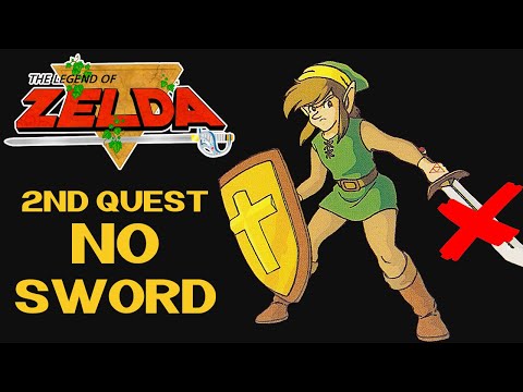 Zelda (NES) 2nd Quest No Sword - Mike Matei Live