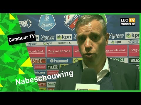 Nabeschouwing Jong FC Utrecht - SC Cambuur: René Hake