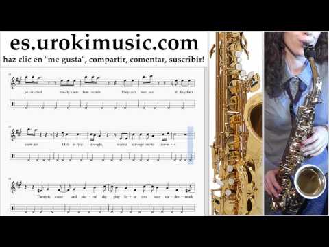 Tutorial de Saxofon (alto) Katy Perry - Into Me You See Clases Notas Parte#2 um-b927