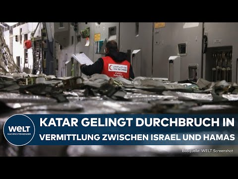 KRIEG IN NAHOST: Katar bringt Medikamente für Hamas-Geiseln in den Gazastreifen